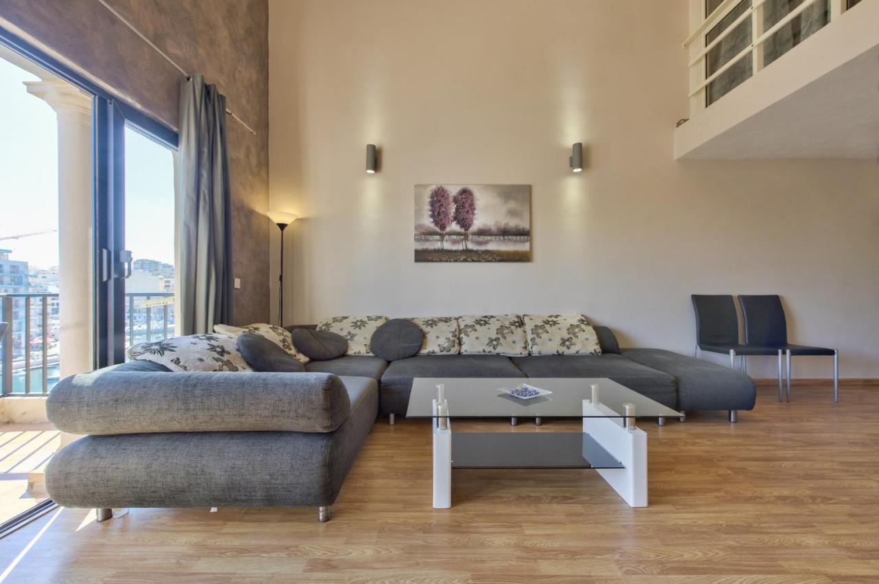 Spinola Court - Stunning Seaview Apartment & Penthouse On Spinola Bay By Shortletsmalta Saint Julian's Exterior photo