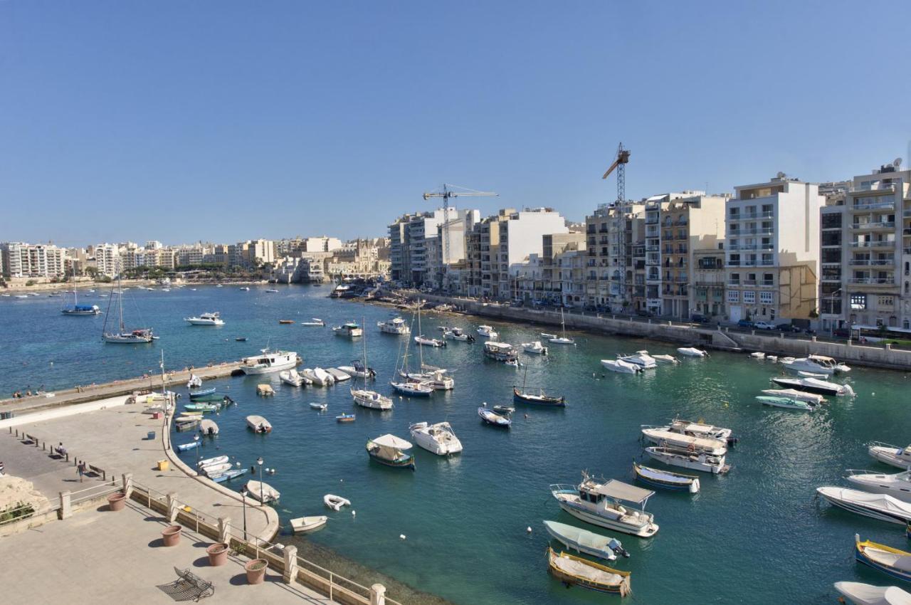 Spinola Court - Stunning Seaview Apartment & Penthouse On Spinola Bay By Shortletsmalta Saint Julian's Exterior photo